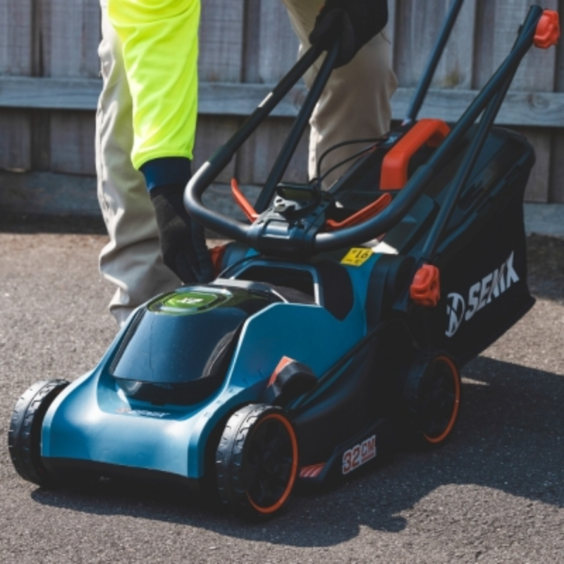 SENIX X2 18V 32cm (12 Inch) Lawn Mower Kit LPPX2-L-EU