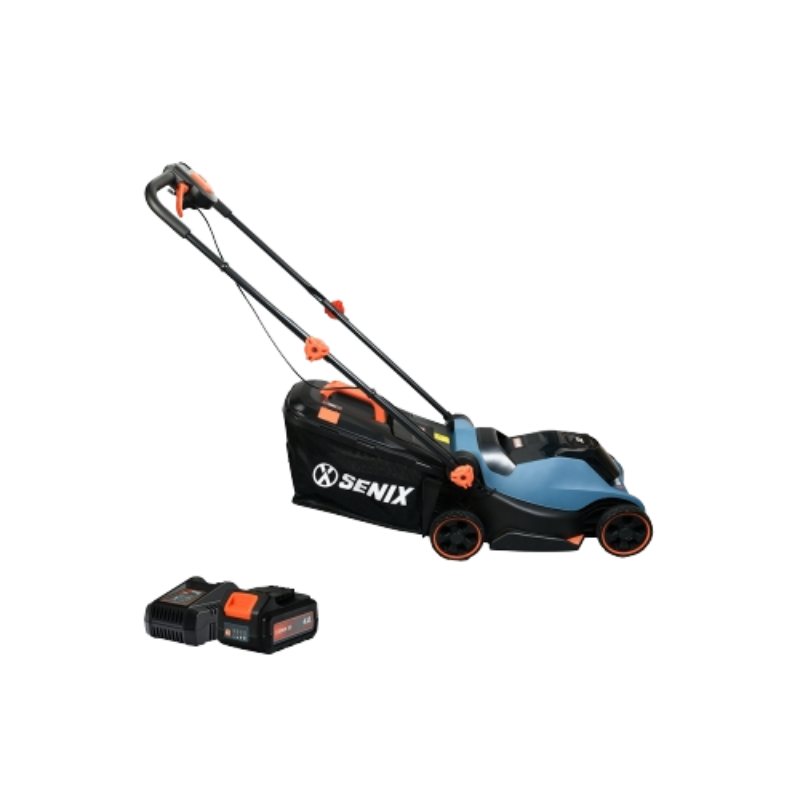 SENIX X2 18V 32cm (12 Inch) Lawn Mower Kit LPPX2-L-EU