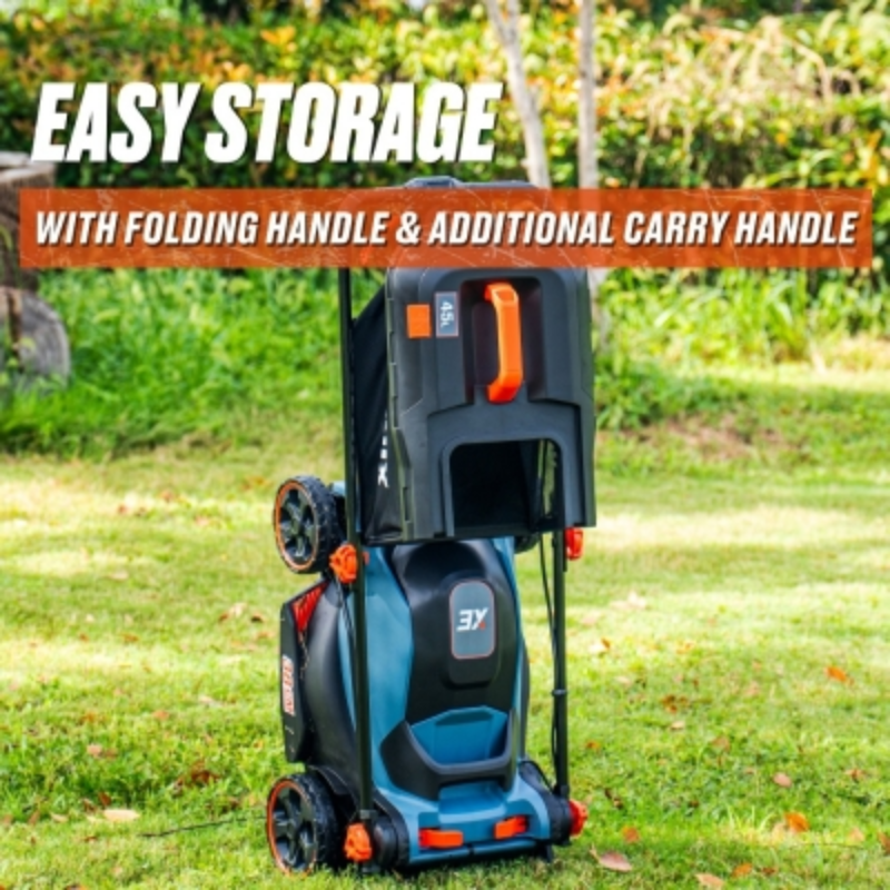 SENIX X2 18V 32cm (12 Inch) Lawn Mower Kit LPPX2-L-EU