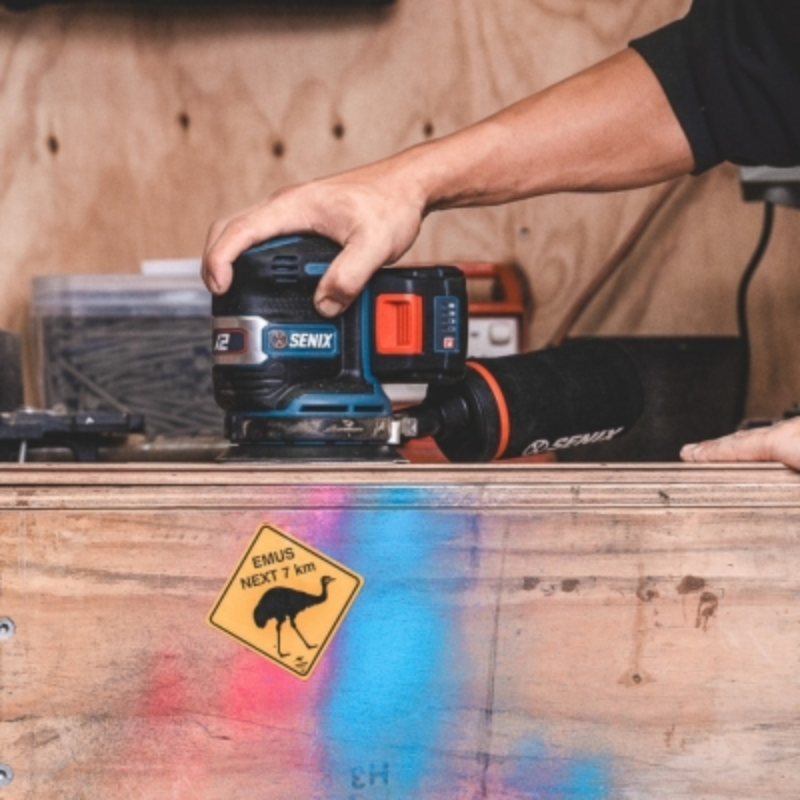 SENIX X2 18V Brushless 125mm Random Orbital Sander Skin PSX2-M1-EU-0