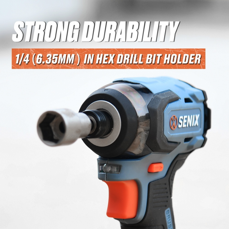 SENIX X2 18V Brushless 180Nm Impact Driver Kit PDIX2-M2-EU