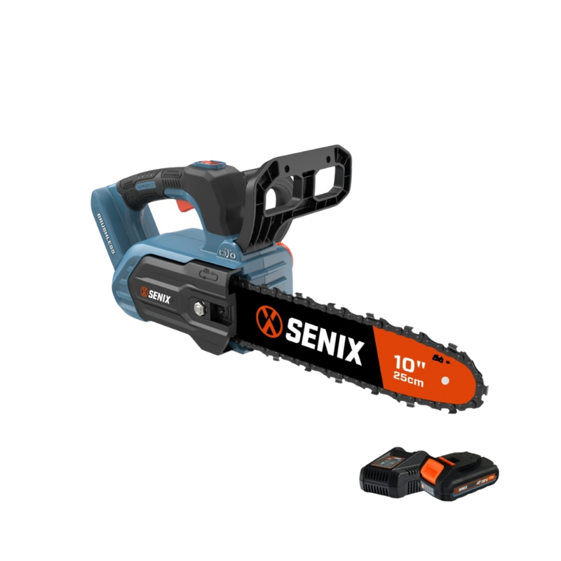 SENIX X2 18V Brushless 25cm Top Handle Chainsaw Kit CSX2-M1-EU