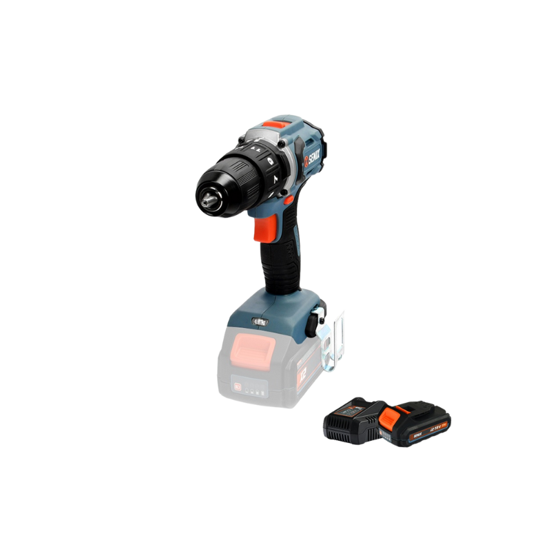 SENIX X2 18V Brushless 60Nm Hammer Drill Kit PDHX2-M2-EU