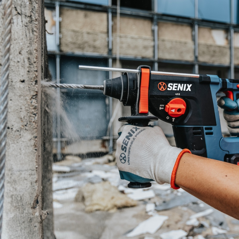 SENIX X2 18V Brushless SDS Plus 25mm Rotary Hammer Skin PDRX2-M4-EU-0