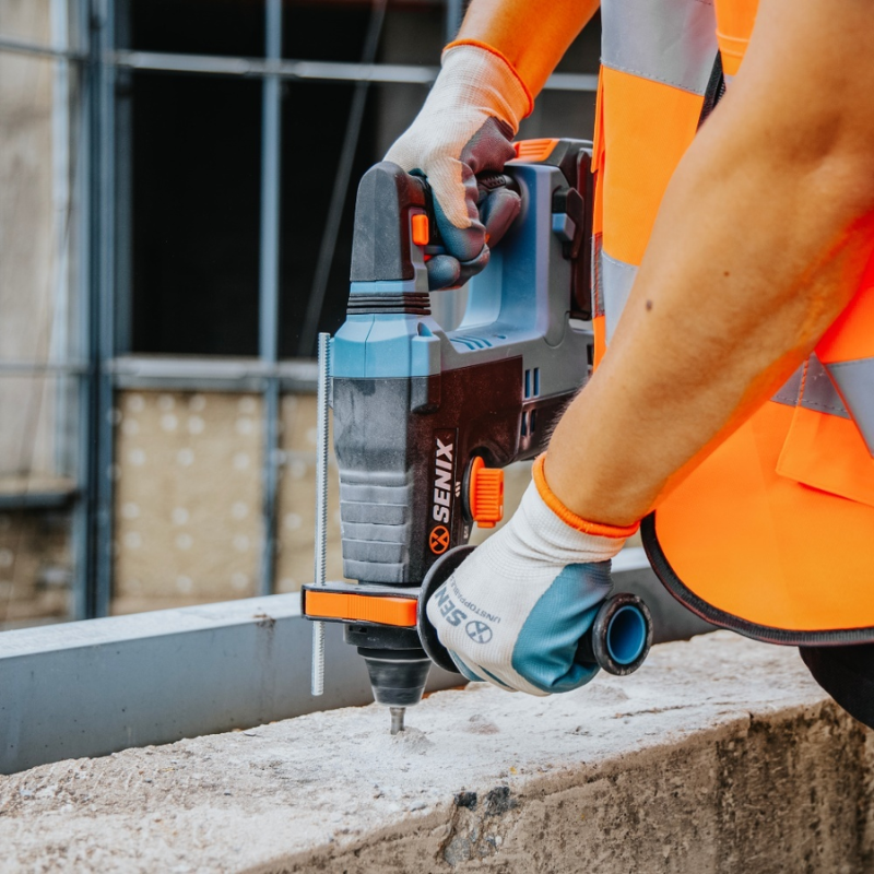 SENIX X2 18V Brushless SDS Plus 25mm Rotary Hammer Skin PDRX2-M4-EU-0