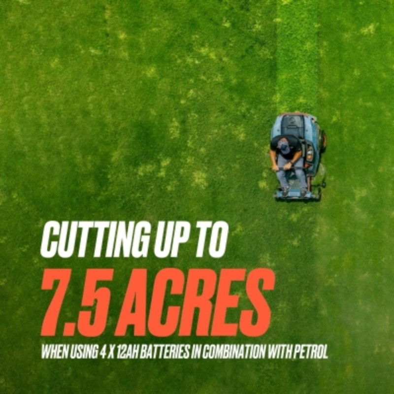 SENIX X6 60V 107cm (42") Zero Turn HYBRID Ride-On Mower ZTRX6-H-EU