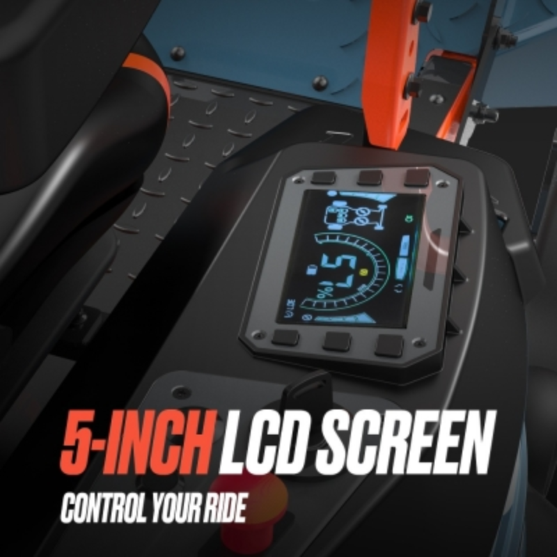 SENIX X6 60V 107cm (42") Zero Turn HYBRID Ride-On Mower ZTRX6-H-EU