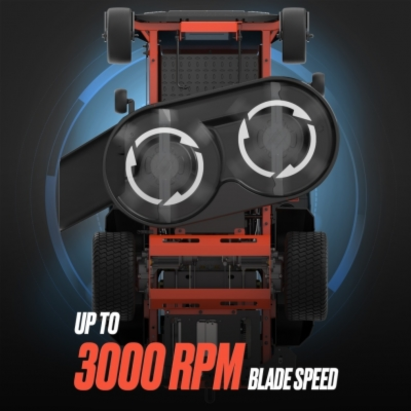 SENIX X6 60V 107cm (42") Zero Turn HYBRID Ride-On Mower ZTRX6-H-EU