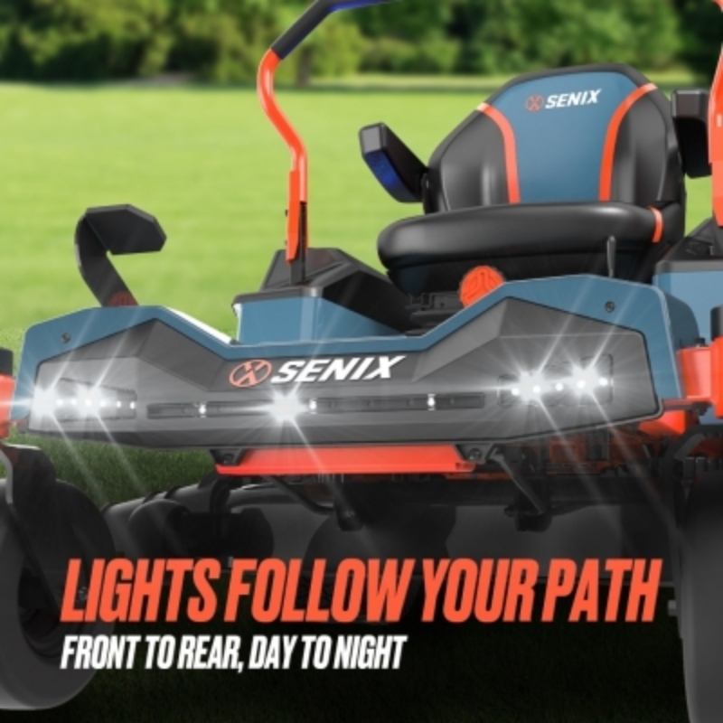 SENIX X6 60V 107cm (42") Zero Turn HYBRID Ride-On Mower ZTRX6-H-EU