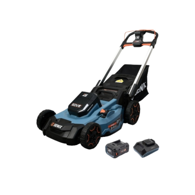 SENIX X6 60V Brushless 53cm (21") Push Lawn Mower Kit LPPX6-H-EU