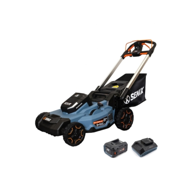 SENIX X6 60V Brushless 53cm (21") Self-Propelled Lawn Mower Kit LPSX6-H-EU