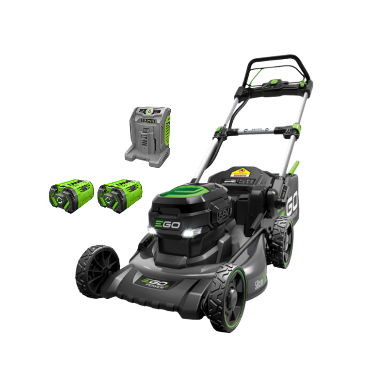 EGO POWER+ 56 V 50 cm Brushless Steel Deck Self‑Propelled Lawn Mower Kit (2 × 10.0 Ah Batteries & Turbo Charger) LM2026E‑SP‑2