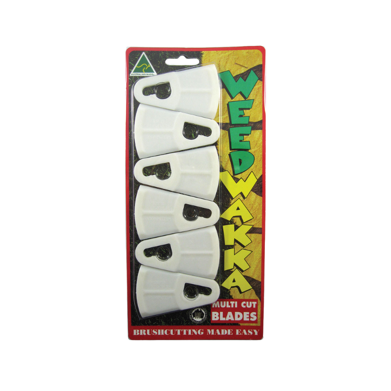 WEEDWAKKA 6 Pack of Replacement Plastic Blades BRR7420